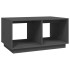 Mesa de centro madera maciza de pino gris 80x50x40
