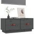Mueble de TV de madera maciza de pino gris 80x34x35