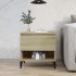 Mesa auxiliar madera contrachapada roble Sonoma 50x46x50