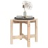 Mesa de centro de madera maciza de pino Ø52,5x45
