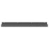 Estantes de pared 2 uds madera maciza de pino gris 110x12x9