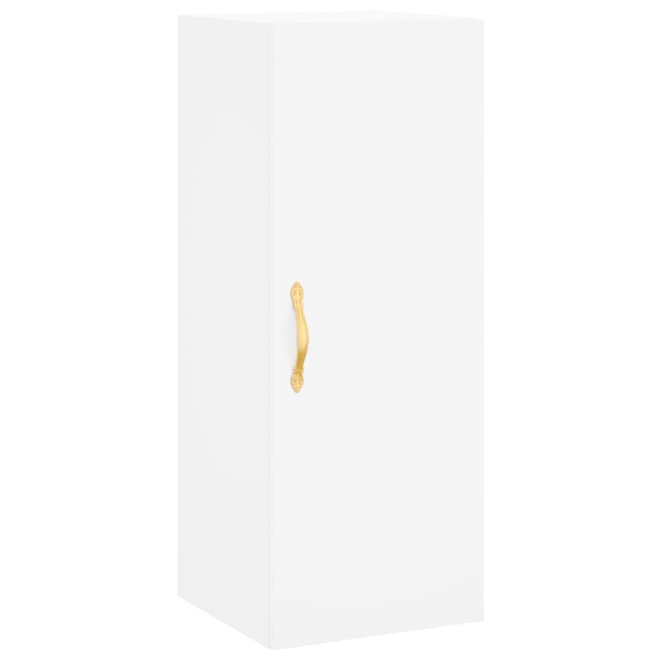 Armario de pared blanco 34,5x34x90