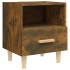 Mesita de noche color roble ahumado 40x35x47