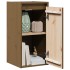 Armario de pared madera maciza de pino marrón miel 30x30x60