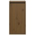 Armario de pared madera maciza de pino marrón miel 30x30x60