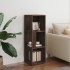 Mueble esquina madera contrachapada marrón roble 33x33x100