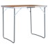 Mesa de camping plegable con estructura metálica 80x60