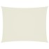 Toldo de vela rectangular tela Oxford color crema 3x4