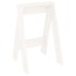 Taburetes 2 unidades madera maciza de pino blanco 40x40x60