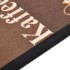 Alfombra de cocina lavable Coffee marrón 45x150