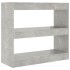 Estantería/divisor de espacios gris hormigón 80x30x72