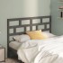 Cabecero de cama madera maciza de pino gris 126x4x100