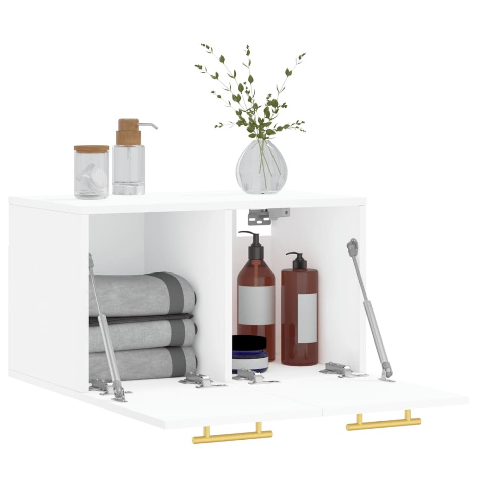 Armario de pared madera de ingeniería blanco 60x36,5x35