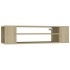 Mueble de TV colgante contrachapada roble Sonoma 100x30x26,5