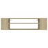 Mueble de TV colgante contrachapada roble Sonoma 100x30x26,5