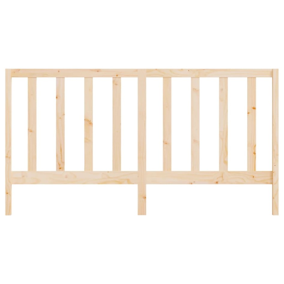 Cabecero de cama madera maciza de pino 206x4x100