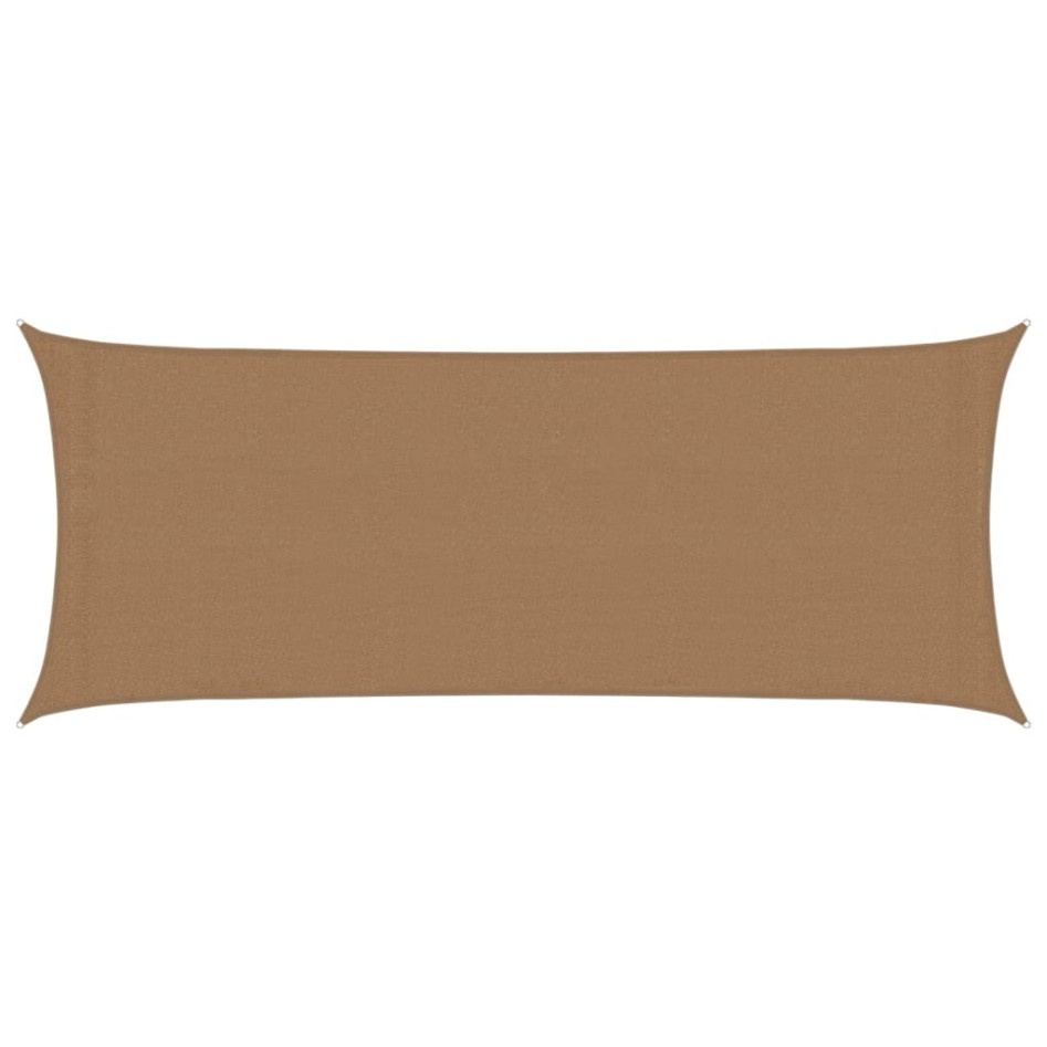 Toldo de vela HDPE gris taupe 160 g/m² 2x4,5