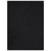 Felpudo de rayas negro 60x80 cm