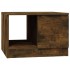 Mesa de centro madera de ingeniería roble ahumado 50x50x36