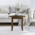 Mesa de centro de madera maciza de pino marrón miel Ø 55x45