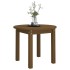 Mesa de centro de madera maciza de pino marrón miel Ø 55x45