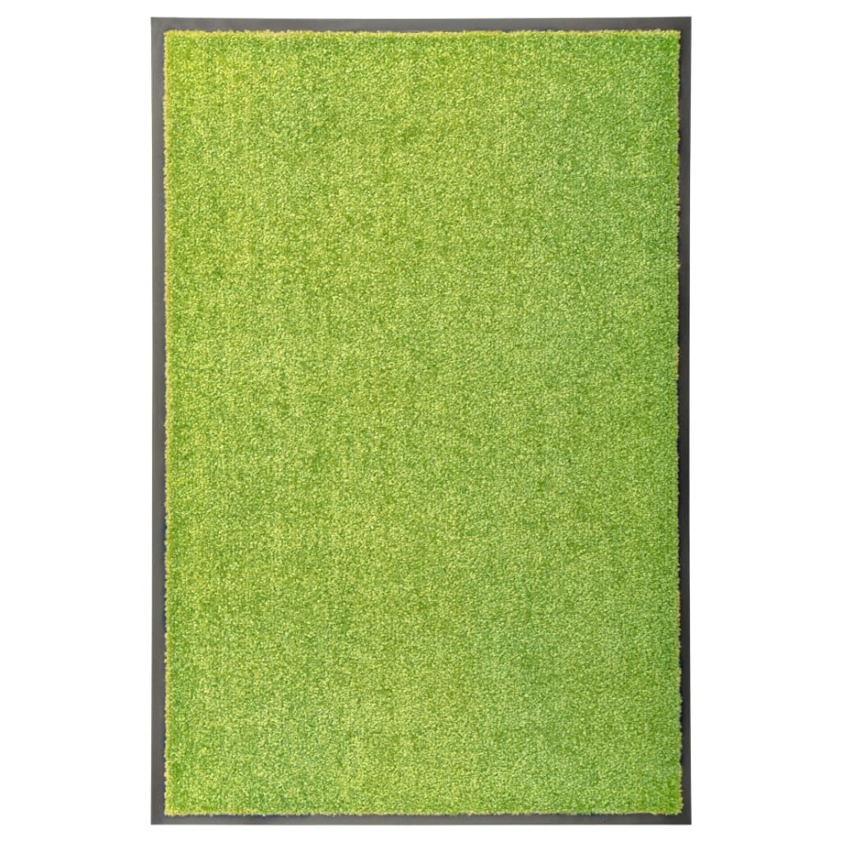 Felpudo lavable verde 60x90