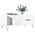 Mesa de centro madera contrachapada blanco 90x50x40