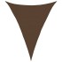Toldo de vela HDPE marrón 160 g/m² 3x4x4