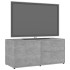 Mueble para TV madera contrachapada gris hormigón 80x34x36
