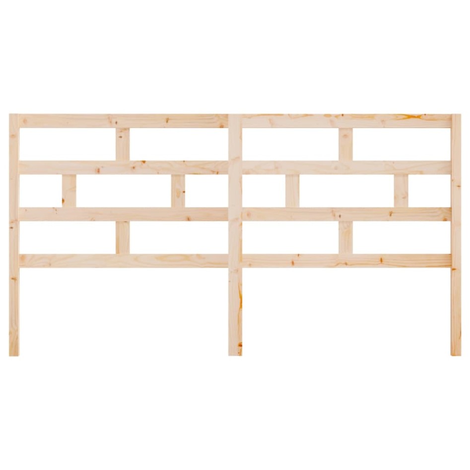 Cabecero de cama madera maciza de pino 186x4x100