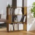 Estantería/divisor madera de pino marrón miel 80x25x101