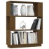 Estantería/divisor madera de pino marrón miel 80x25x101