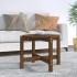 Mesa de centro de madera maciza de pino marrón miel 62,5x45