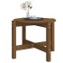 Mesa de centro de madera maciza de pino marrón miel 62,5x45