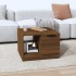 Mesa de centro madera de ingeniería roble marrón 50x50x36