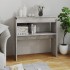 Mesa consola madera de ingeniería gris 80x30x80