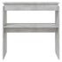 Mesa consola madera de ingeniería gris 80x30x80