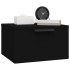 Mesita de noche de pared negro 34x30x20