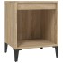 Mesita de noche roble Sonoma 40x35x50