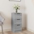 Aparador de madera contrachapada gris Sonoma 30x30x70