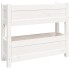 Jardinera de madera maciza de pino blanco 77x25x66