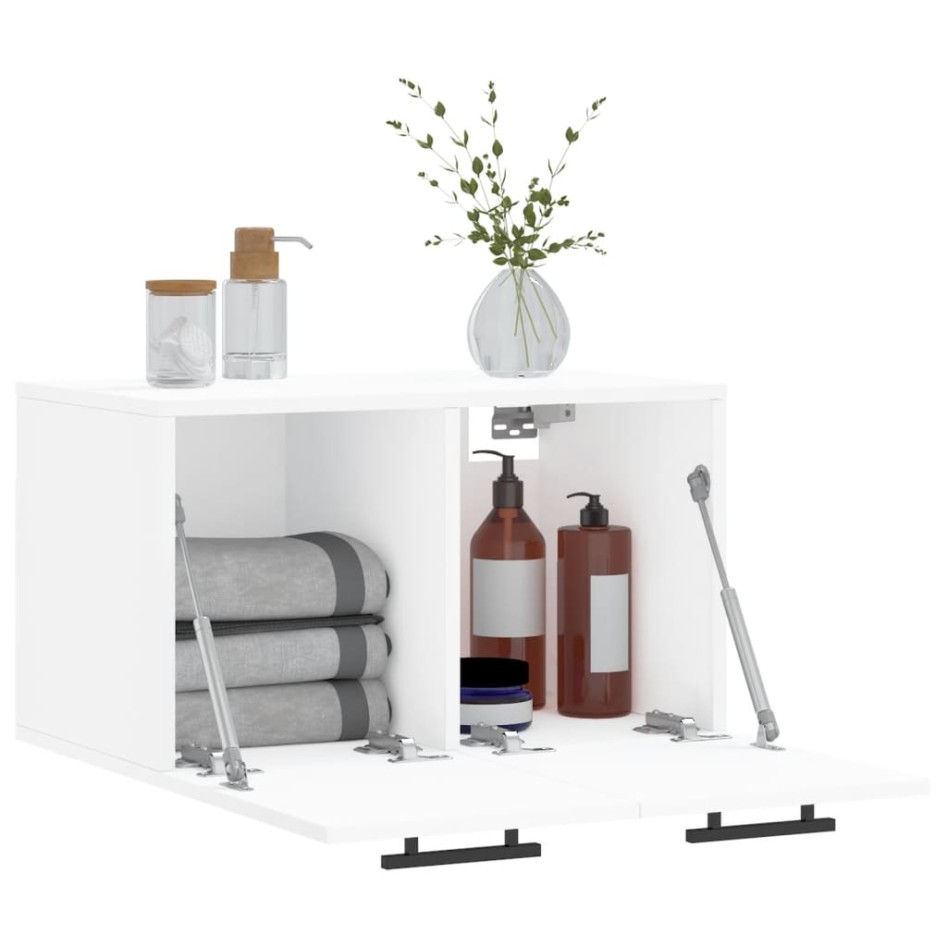 Armario de pared madera de ingeniería blanco 60x36,5x35