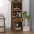Aparador alto madera maciza de pino marrón miel 34x40x108,5