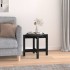 Mesa de centro de madera maciza de pino negro Ø52,5x45