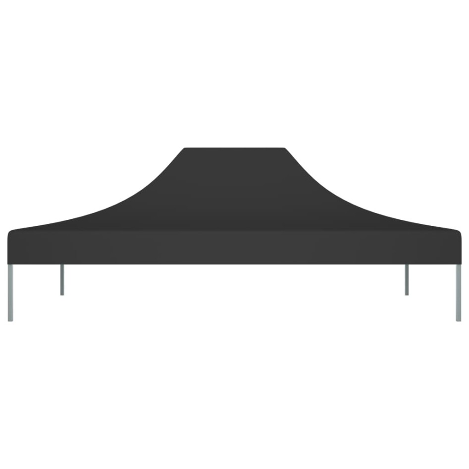 Techo de carpa para celebraciones negro 4,5x3 m 270