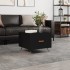 Mesa de centro madera de ingeniería negro 50x50x40