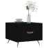 Mesa de centro madera de ingeniería negro 50x50x40
