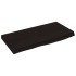 Estante pared madera roble tratada marrón oscuro 60x30x(2-4)