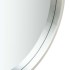 Espejo de pared con correa plateado 50