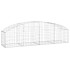 Cesta de gaviones forma arco hierro galvanizado 200x50x40/60